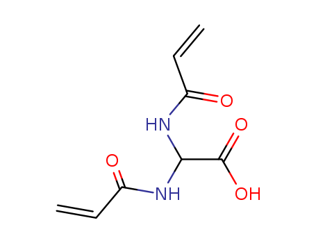 Acetic acid,2,2-bis[(1-oxo-2-propen-1-yl)amino]-
