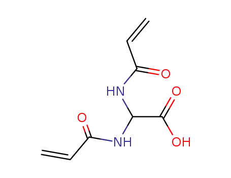 Acetic acid,2,2-bis[(1-oxo-2-propen-1-yl)amino]-
