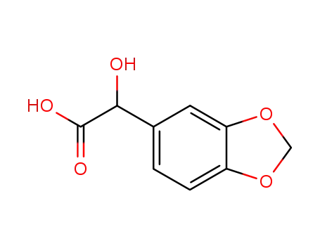 Molecular Structure of 27738-46-1 (1,3-BENZODIOXOLE-5-GLYCOLIC ACID)