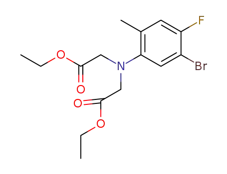 N-(5-bromo-4-fluoro-2-methylphenyl)iminodiacetic acid diethyl ester