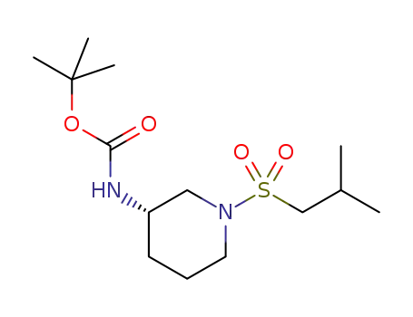 [(S)-1-(2-methyl-propane-1-sulfonyl)-piperidin-3-yl]-carbamic acid tert-butyl ester