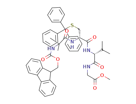 ((R)-2-{(S)-2-[2-(9H-Fluoren-9-ylmethoxycarbonylamino)-2-methyl-propionylamino]-3-tritylsulfanyl-propionylamino}-3-methyl-butyrylamino)-acetic acid methyl ester