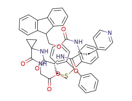 [(1-{(S)-2-[(R)-2-(9H-Fluoren-9-ylmethoxycarbonylamino)-3-pyridin-4-yl-propionylamino]-3-tritylsulfanyl-propionylamino}-cyclopropanecarbonyl)-amino]-acetic acid methyl ester