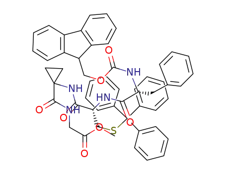 [(1-{(S)-2-[(R)-2-(9H-Fluoren-9-ylmethoxycarbonylamino)-3-phenyl-propionylamino]-3-tritylsulfanyl-propionylamino}-cyclopropanecarbonyl)-amino]-acetic acid methyl ester