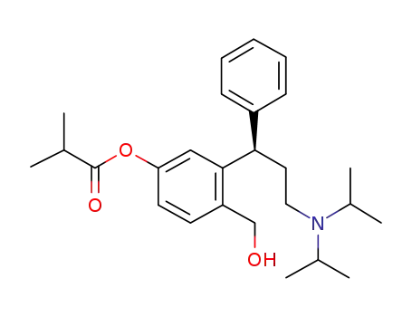 (R)-(+)-2-(3-diisopropylamino-1-phenyl-propyl)-4-hydroxymethyl-phenyl isobutyrate
