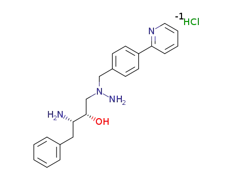 (2S,3S)-3-amino-4-phenyl-1-(1-(4-(pyridin-2-yl)benzyl)hydrazinyl)butan-2-ol hydrochloride