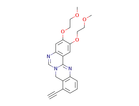 9-ethynyl-2,3-bis(2-methoxyethoxy)-8H-quinazolino[4,3-b]quinazoline