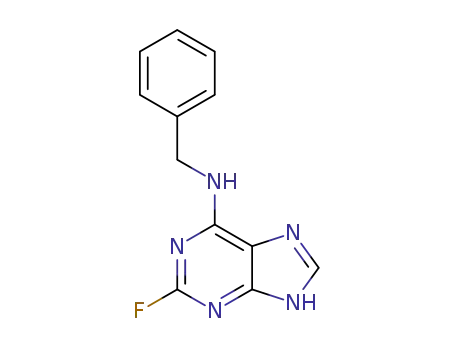 N-benzyl-2-fluoro-9H-purin-6-amine