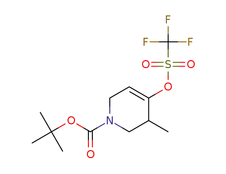 3-methyl-4-trifluoromethanesulfonyloxy-3,6-dihydro-2H-pyridine-1-carboxylic acid tert-butyl ester