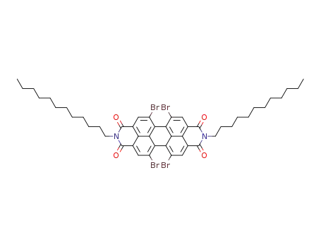 N,N'-didodecyl-1,6,7,12-tetrabromoperylene-3,4,9,10-tetracarboxylic acid bisimide