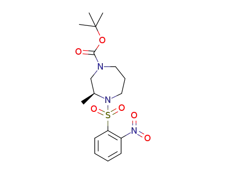 tert-butyl (S)-3-methyl-4-[(2-nitrophenyl)sulfonyl]-1,4-diazepane-1-carboxylate