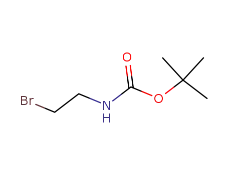 Molecular Structure of 39684-80-5 (tert-Butyl N-(2-bromoethyl)carbamate)