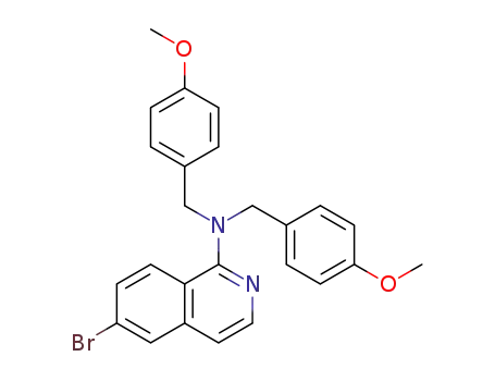(6-bromo-isoquinolin-1-yl)-bis-(4-methoxy-benzyl)-amine