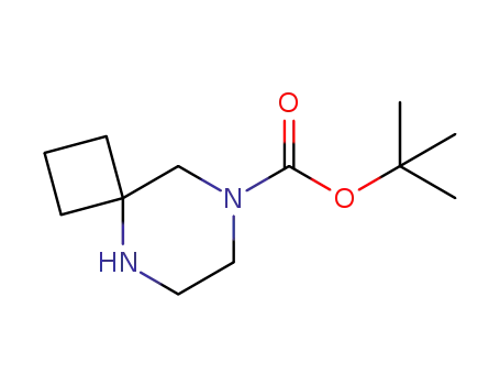 Molecular Structure of 886766-31-0 (tert-butyl 5,8-diazaspiro[3.5]nonane-8-carboxylate)