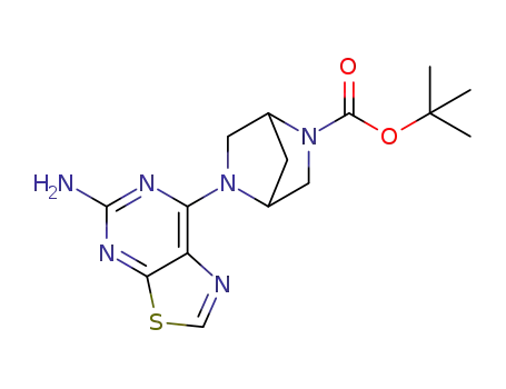 tert-butyl 5-(5-aminothiazolo[5,4-d]pyrimidin-7-yl)-2,5-diazabicyclo[2.2.1]heptane-2-carboxylate