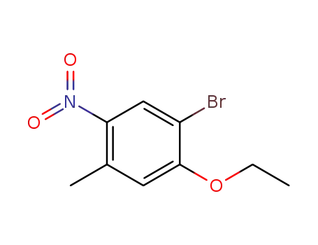 1-bromo-2-ethoxy-4-methyl-5-nitrobenzene
