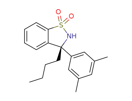 (R)-3-butyl-3-(3,5-dimethylphenyl)-2,3-dihydrobenzo[d]isothiazole 1,1-dioxide