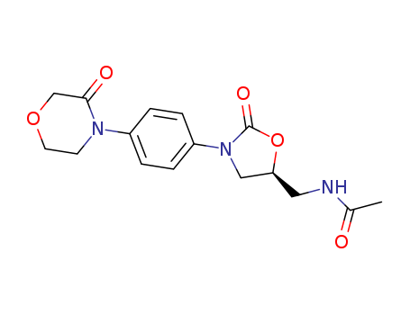 (S)-N-((2-oxo-3-(4-(3-oxomorpholino)phenyl)oxazolidin-5-yl) methyl)acetamide