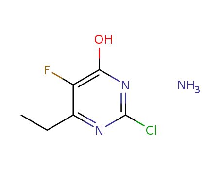 2-chloro-6-ethyl-5-fluoro-4-hydroxypyrimidine ammonium salt