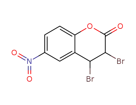 3,4-dibromo-6-nitrochroman-2-one