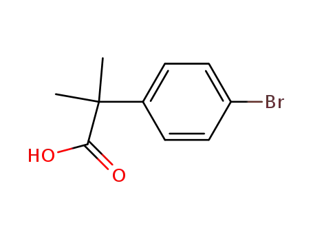 Molecular Structure of 32454-35-6 (2-(4-Bromophenyl)-2-methylpropionic acid)