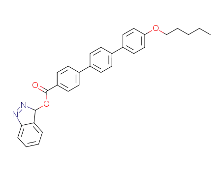 1-({[4′′-(pentyloxy)-1,1′:4′,1′′-terphenyl-4-yl]carbonyl}oxy)-1H-1,2,3-benzotriazole