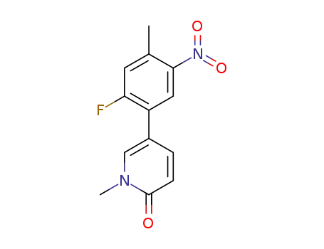 5-(2-fluoro-4-methyl-5-nitrophenyl)-1-methylpyridin-2(1H)-one