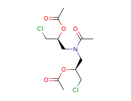 (1S)-2-{acetyl[(2S)-2-(acetyloxy)-3-chloropropyl]amino}-1-(chloromethyl)ethyl acetate