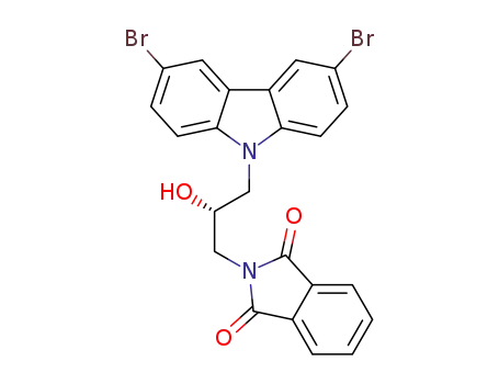 2-[(S)-3-(3,6-dibromocarbazol-9-yl)-2-hydroxypropyl]isoindole-1,3-dione