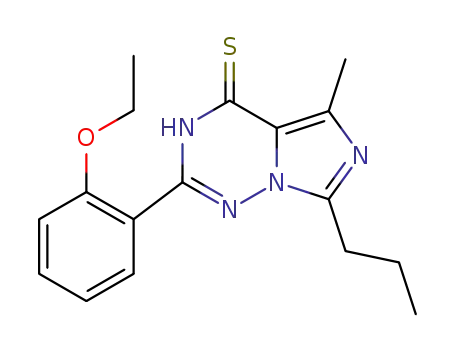 2-(2-ethoxy)-phenyl-5-methyl-7-n-propyl-3H-imidazolo[5,1-f][1,2,4]triazine-4-thione
