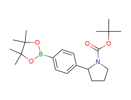 2-[4-(4,4,5,5-tetramethyl-[1,3,2]dioxaborolan-2-yl)phenyl]pyrrolidine-1-carboxylic acid tert-butyl ester