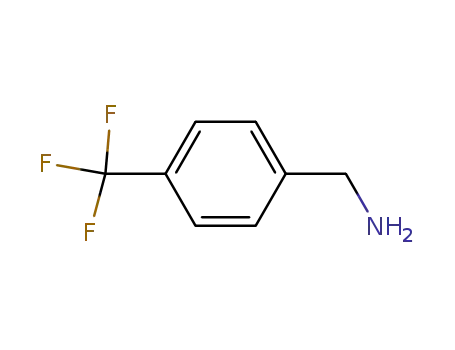 Molecular Structure of 3300-51-4 (4-(Trifluoromethyl)benzylamine)