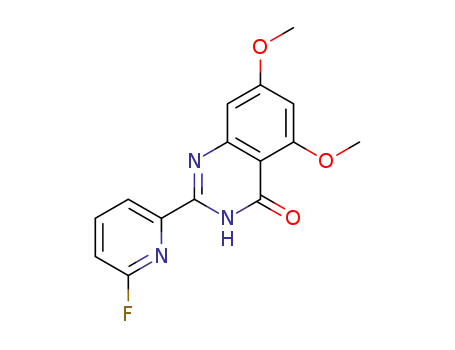 2-(6-fluoropyridin-2-yl)-5,7-dimethoxyquinazolin-4(3H)-one