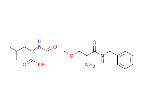 N-benzyl-2-amino-3-methoxypropanamide N-formyl-L-leucine salt