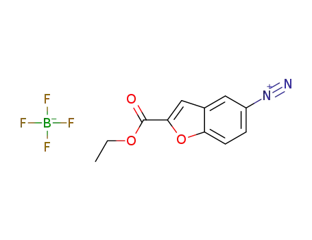2‐(ethoxycarbonyl)‐1‐benzofuran‐5‐diazonium tetrafluoroborate