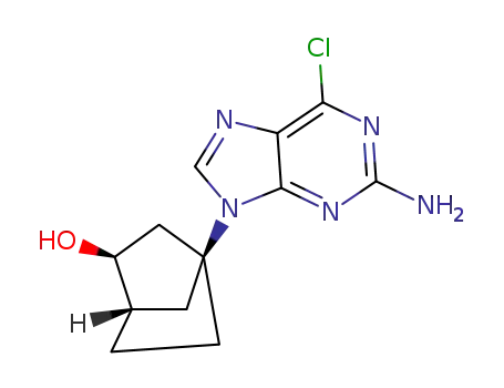 4-(2-amino-6-chloro-9H-purin-9-yl)bicyclo[2.2.1]heptan-2-ol