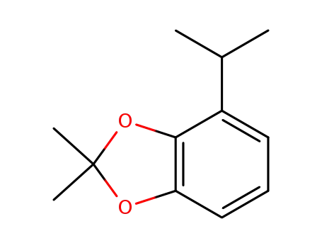 1,3-Benzodioxole, 2,2-dimethyl-4-(1-methylethyl)-