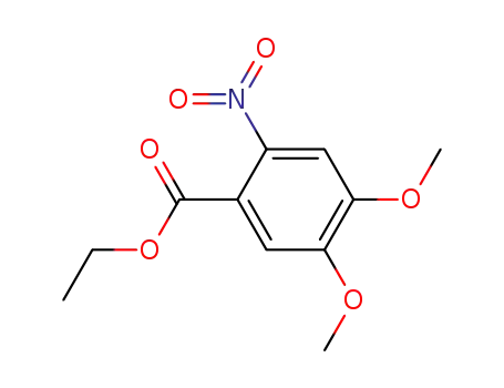 Benzoic acid,4,5-dimethoxy-2-nitro-, ethyl ester