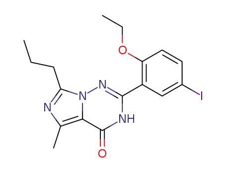 2-(2-ethoxy-5-iodo-phenyl)-5-methyl-7-propyl-3H-imidazo[5,1-f][1,2,4]triazin-4(3H)-one
