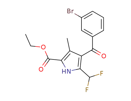 ethyl 4-(3-bromobenzoyl)-5-(difluoromethyl)-3-methyl-1H-pyrrole-2-carboxylate