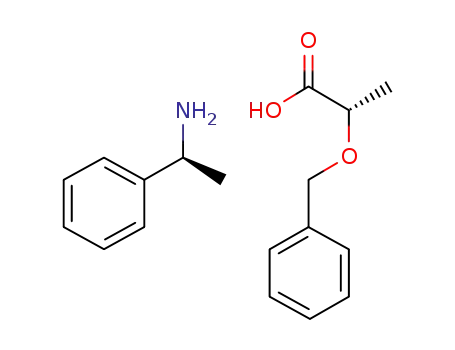 (S)-1-phenylethanamine (S)-2-(benzyloxy)propanoic acid