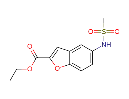 ethyl 5-(methylsulfonamido)benzofuran-2-carboxylate