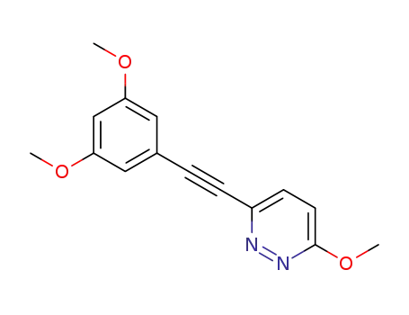 3-[(3,5-dimethoxyphenyl)ethynyl]-6-methoxypyridazine