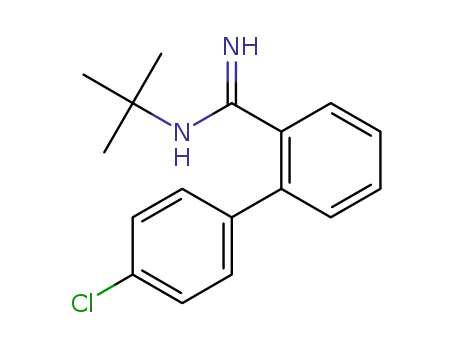 N-tert-butyl-4'-chlorobiphenyl-2-carboximidamide