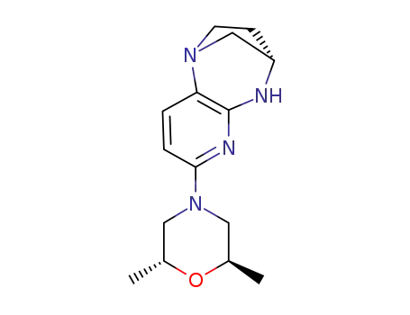 (2R,6R)-2,6-dimethyl-4-((4S)-2,3,4,5-tetrahydro-1,4-methanopyrido[2,3-b][1,4]diazepin-7-yl)morpholine