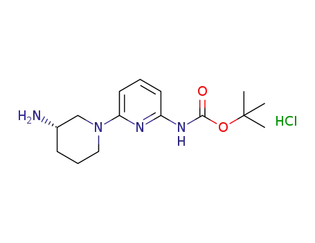 (S)-tert-butyl 6-(3-aminopiperidin-1-yl)pyridin-2-ylcarbamate hydrochloride