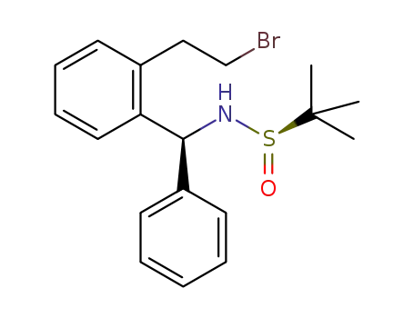 (R)-N-{(S)-[2-(2-bromoethyl)phenyl](phenyl)methyl}-2-methylpropane-2-sulfinamide