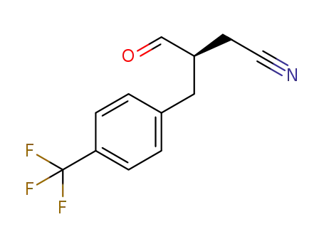 (R)-3-(4-trifluoromethylbenzyl)-4-oxobutyronitrile