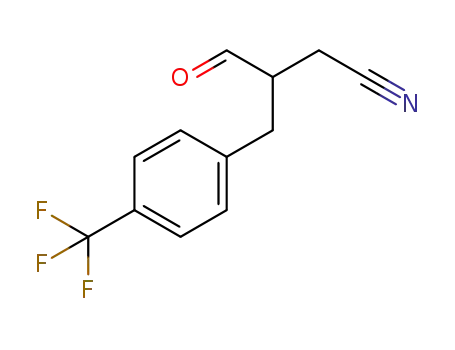 3-(4-trifluoromethylbenzyl)-4-oxobutyronitrile