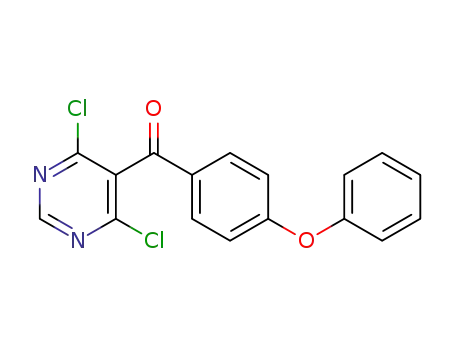 (4,6-dichloropyrimidin-5-yl)(4-phenoxyphenyl)methanone